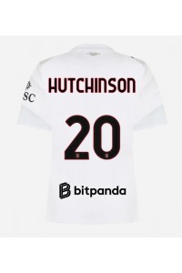 AC Milan Omari Hutchinson #20 Jalkapallovaatteet Naisten Vieraspaita 2026-27 Lyhythihainen